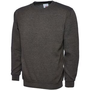 Uneek UC203 Classic Crew Neck Sweatshirt XXL  Charcoal Grey