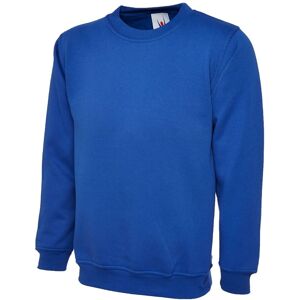 Uneek UC203 Classic Crew Neck Sweatshirt 4XL  Royal Blue