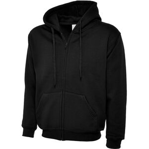 Uneek UC504 Classic Full Zip Hoodie XS  Black