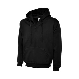 Uneek UC504 Classic Full Zip Hoodie XL  Black