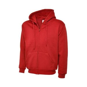 Uneek UC504 Classic Full Zip Hoodie L  Red