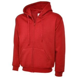 Uneek UC504 Classic Full Zip Hoodie M  Red