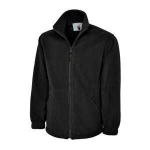 Uneek UC601 Premium Full Zip Micro Fleece Jacket 3XL  Black