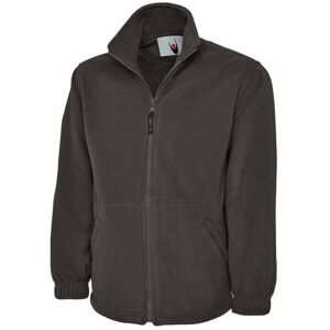 Uneek UC601 Premium Full Zip Micro Fleece Jacket M  Charcoal Grey