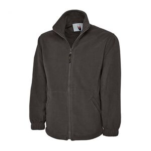 Uneek UC601 Premium Full Zip Micro Fleece Jacket L  Charcoal Grey