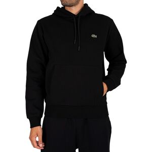Lacoste Logo Pullover Hoodie  - Black - Male - Size: S