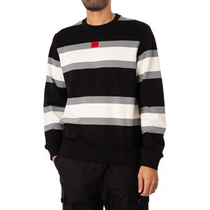 HUGO Diragol Stripe Sweatshirt  - Multi - Male - Size: XXL