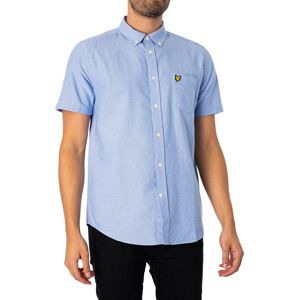 Lyle & Scott Short Sleeved Oxford Shirt  - Riviera - Male - Size: S