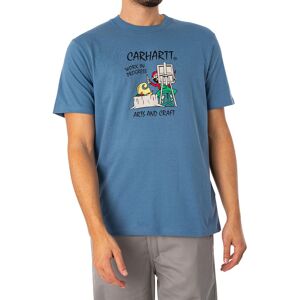 Carhartt WIP Art Supply T-Shirt  - Sorrent - Male - Size: M