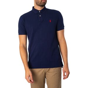 Polo Ralph Lauren Slim Polo Shirt  - Blue - Male - Size: M