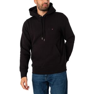 Tommy Hilfiger Classic Flag Pullover Hoodie  - Black - Male - Size: M