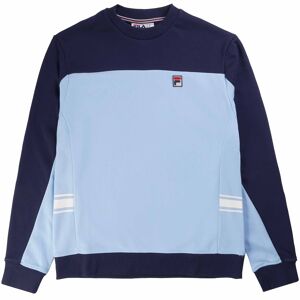 Fila Vintage Matt Colour Block Sweatshirt - Blue Bell  - Size: Medium