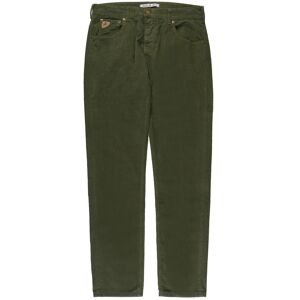 Lois Jeans Sierra Thin Corduroy Pants - Green Olive  - Size: W31" / L32"