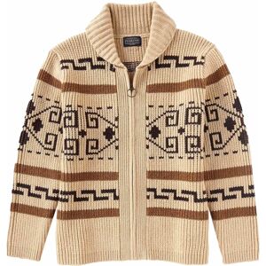 Pendleton Woolen Mills Original Westerley Cardigan - Tan & Brown  - Size: Medium