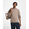 Jacamo Neutral Lambswool Crew Neck Neutral L42/44 male