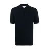 Sunspel , Fine Texture Polo Shirt ,Blue male, Sizes: XL, 2XL