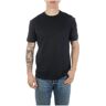 Malo , Girocollo M Corta ,Black male, Sizes: 2XL