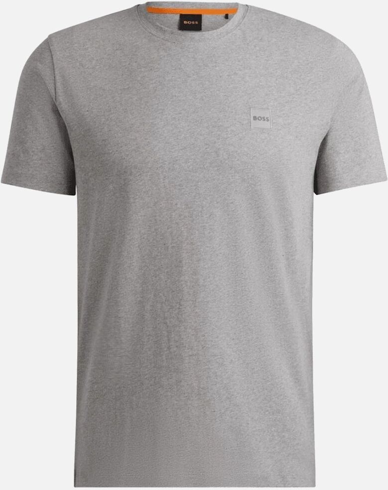 Hugo Boss Men's Tales Cotton Relaxed Fit Grey T-Shirt - Size: 42/Regular