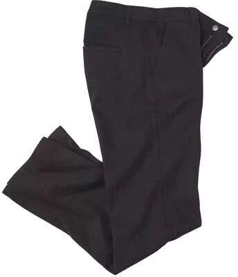 Atlas for Men Men's Black Stretch Chinos  - BLACK - Size: W28