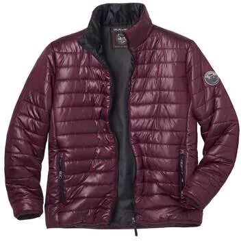 Atlas for Men Men's Lightweight Mountain Puffer Jacket - Burgundy  - BURGUNDY - Size: L