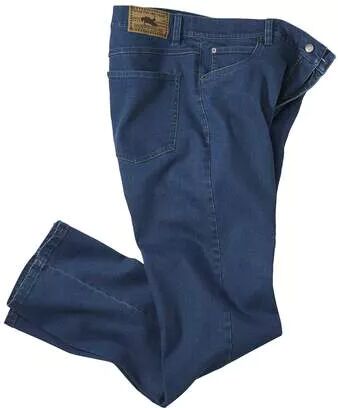 Atlas for Men Men's Blue Stretch Jeans  - BLUE - Size: W28