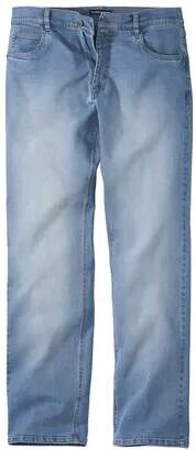 Atlas for Men Men's Faded Stretch Blue Jeans  - BLUE - Size: W48