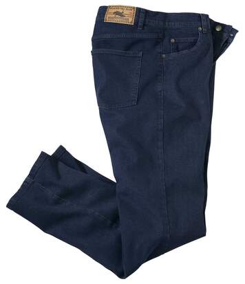 Atlas for Men Men's Regular Stretch Blue Jeans  - RAW - Size: W48