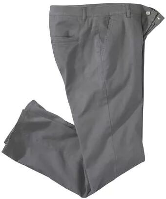 Atlas for Men Men's Grey Stretch Chinos  - GREY - Size: W40