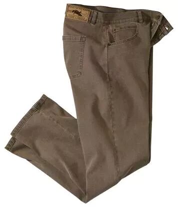 Atlas for Men Men's Brown AtlasÂ® Stretch Jeans  - BROWN - Size: W42