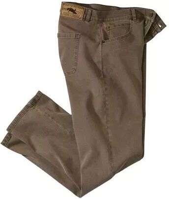 Atlas for Men Men's Brown AtlasÂ® Stretch Jeans  - BROWN - Size: W36