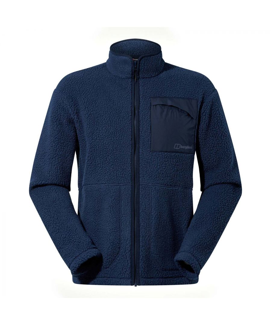 Berghaus Mens Kaler Fleece Jacket In Navy - Size Small