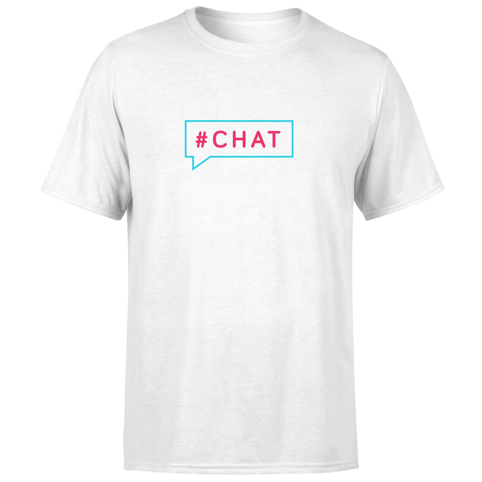 By IWOOT Chat Men's T-Shirt - White - 5XL - White