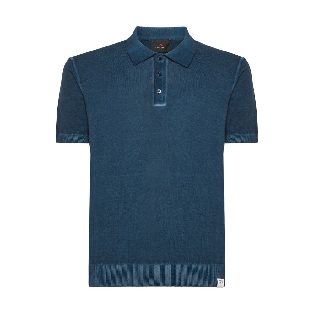 Peuterey , Men's Clothing T-Shirts & Polos Blue Ss24 ,Blue male, Sizes: M, XL, L