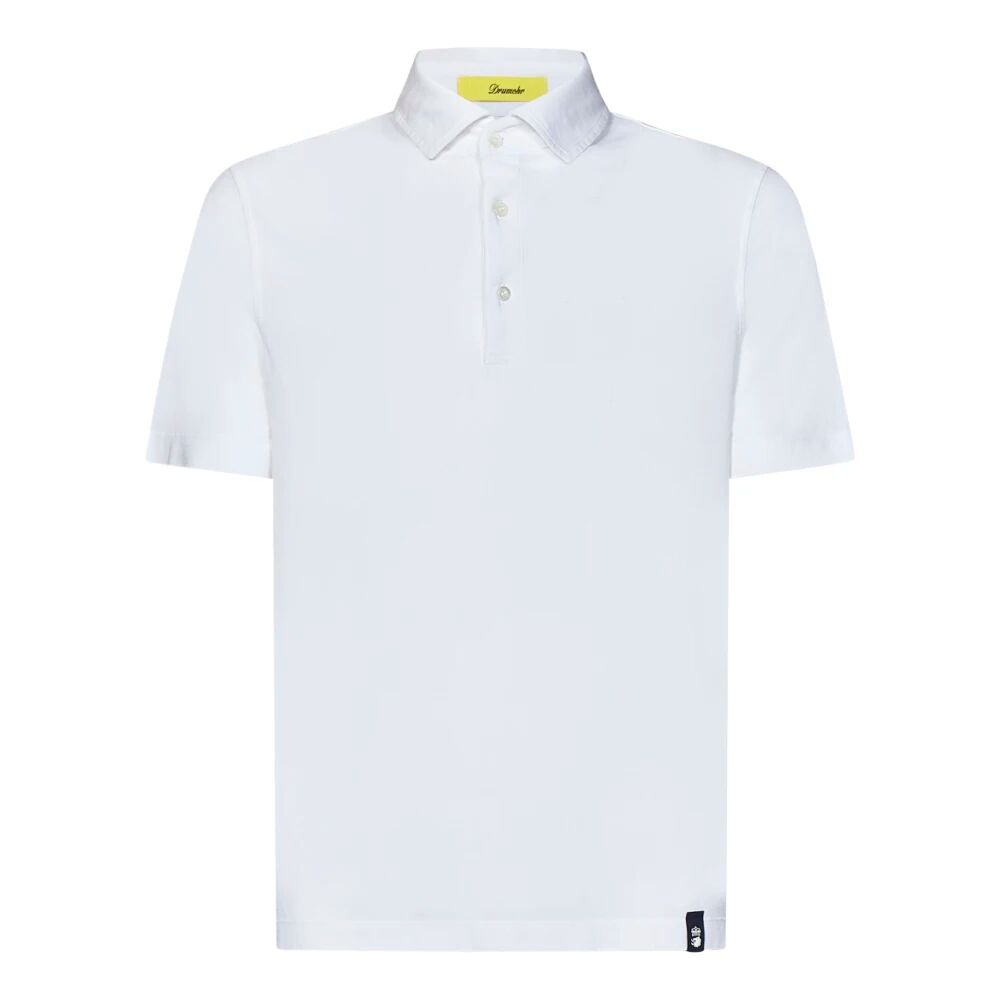 Drumohr , Men's Clothing T-Shirts & Polos White Ss24 ,White male, Sizes: 2XL, S, L