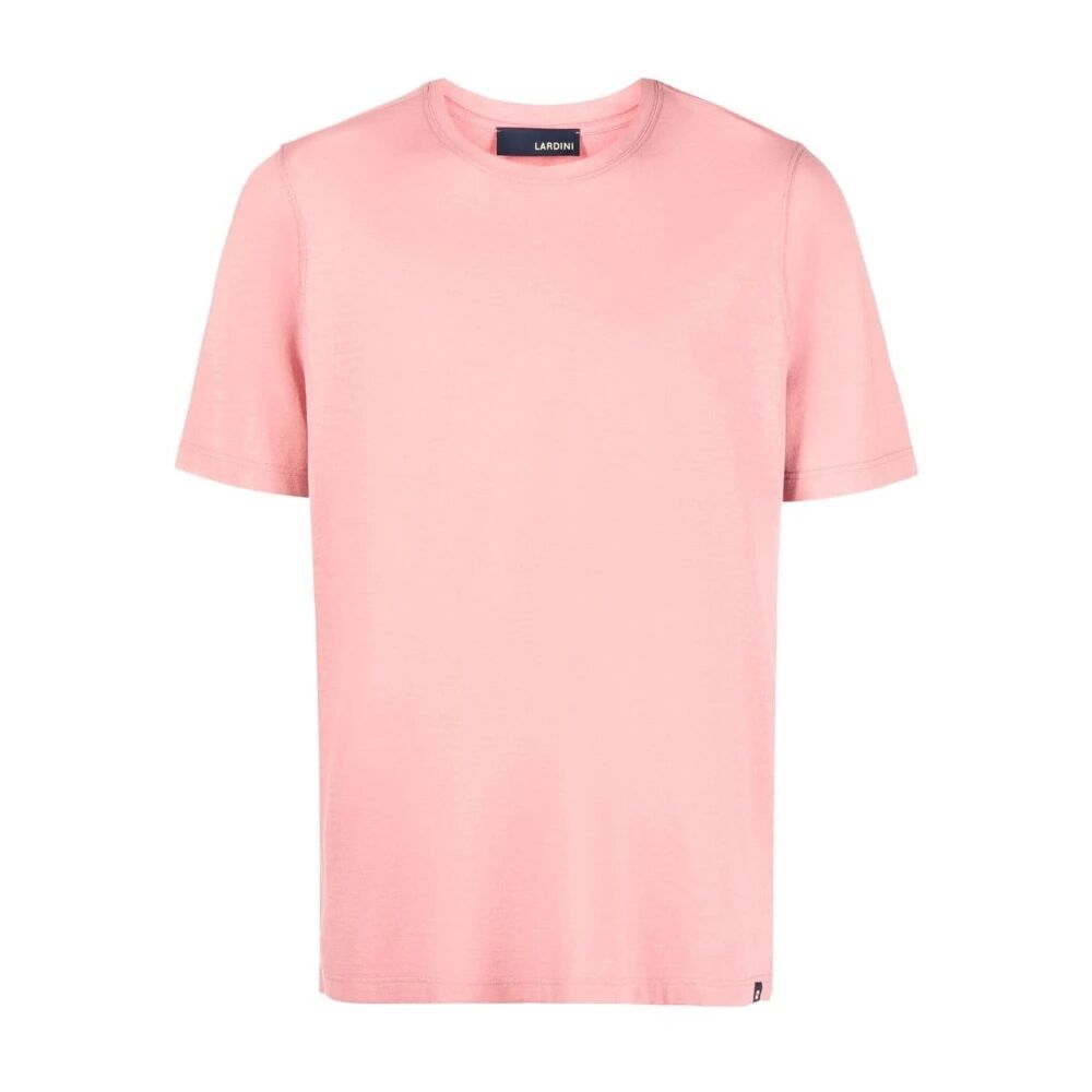 Lardini , Men`s Clothing T-Shirts Polos Pink Ss23 ,Pink male, Sizes: XL