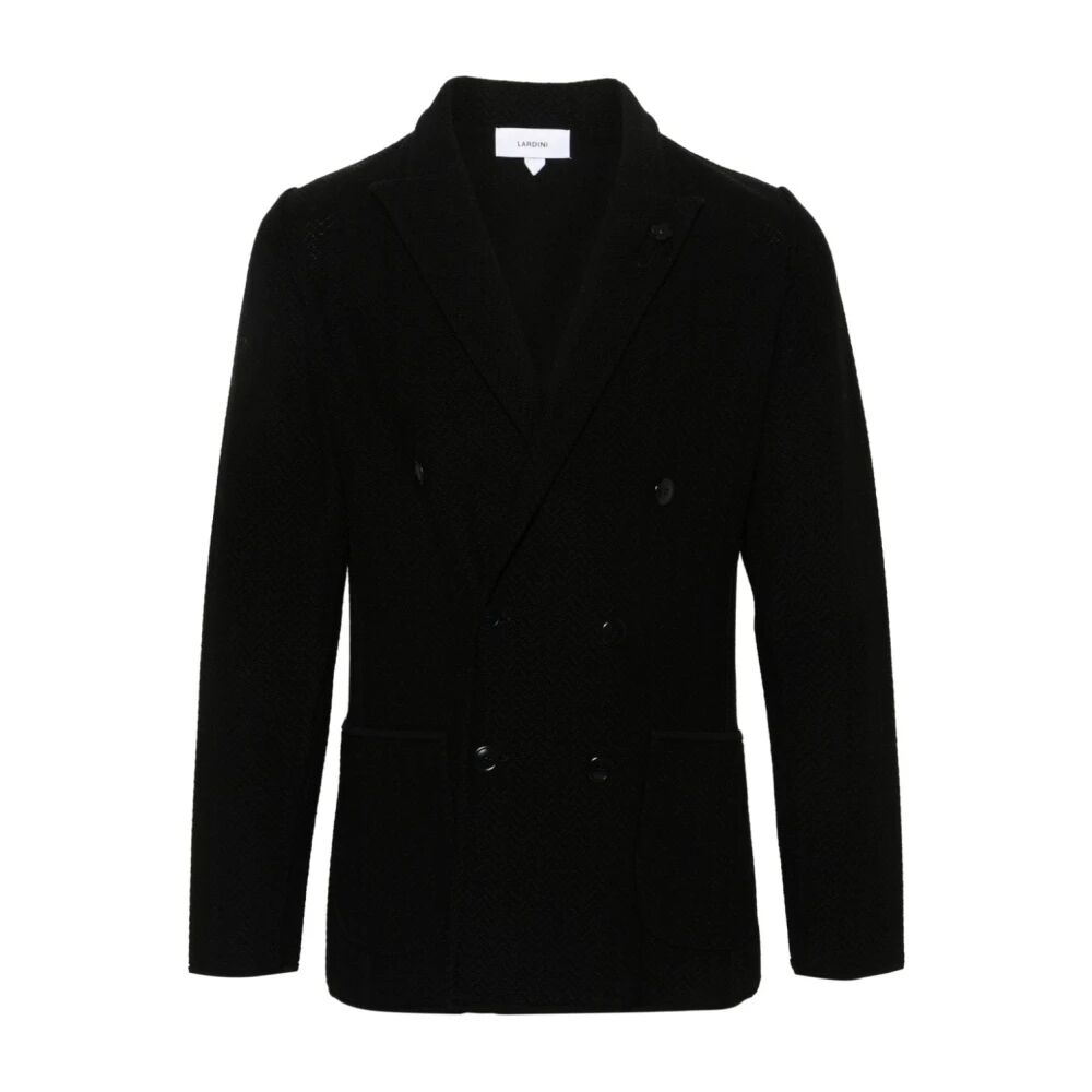 Lardini , Men's Clothing Outerwear Black Ss24 ,Black male, Sizes: S, XL, 2XL