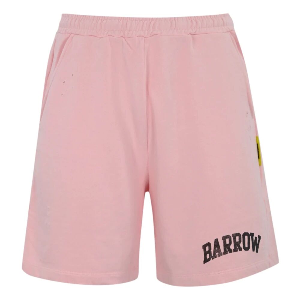 Barrow , Men's Clothing Shorts Loto Ss24 ,Pink male, Sizes: M, XS, S, L