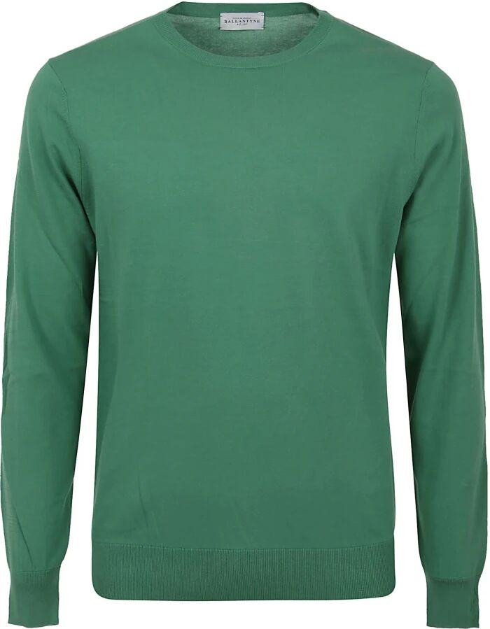 Ballantyne , Men's Clothing Sweaters Green Ss23 ,Green male, Sizes: S