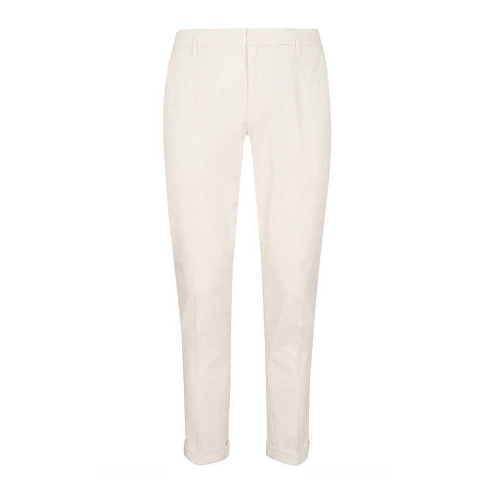 Dondup , Men's Clothing Trousers White Ss24 ,White male, Sizes: W36, W40, W38, W33, W32, W34