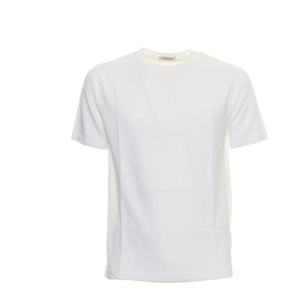 Dondup , Men's Clothing T-Shirts & Polos White Ss24 ,White male, Sizes: M, 3XL, L, 2XL, S, XL