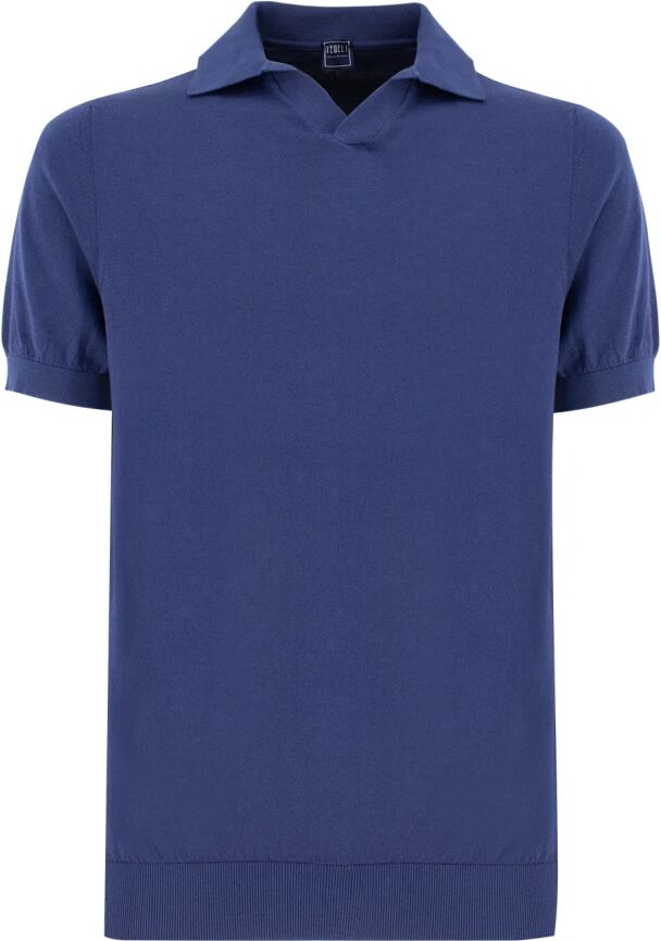 Fedeli , Men's Clothing T-Shirts & Polos 85 Ss24 ,Blue male, Sizes: 5XL, XL, 3XL, 4XL, L, 2XL