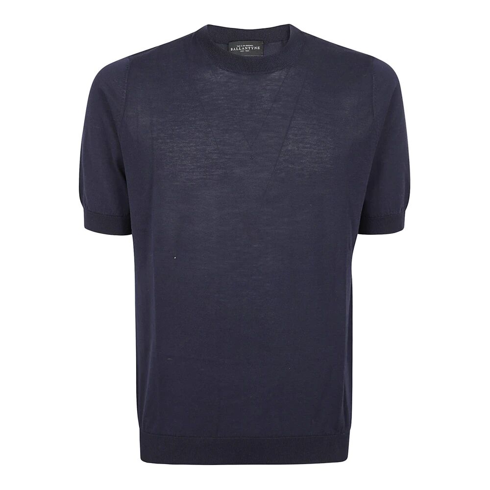 Ballantyne , Men's Clothing T-Shirts & Polos Blue Ss24 ,Blue male, Sizes: 2XL, 3XL, XL