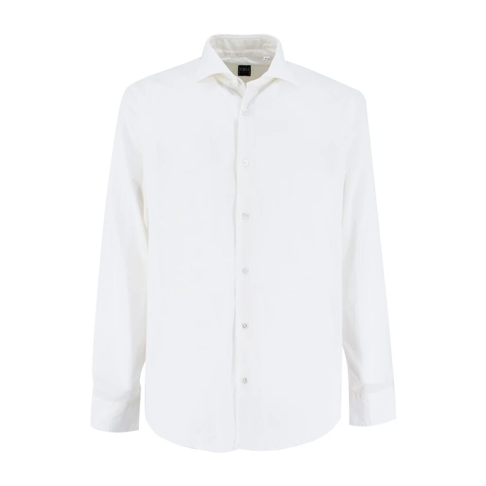 Fedeli , Men's Clothing Shirts 163 Ss24 ,White male, Sizes: XL, 2XL, 5XL, 4XL, 3XL