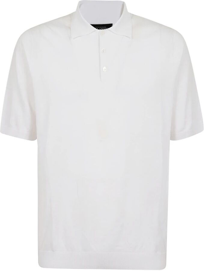 Ballantyne , Men's Clothing T-Shirts & Polos White Ss24 ,White male, Sizes: XL, 3XL, M, 2XL