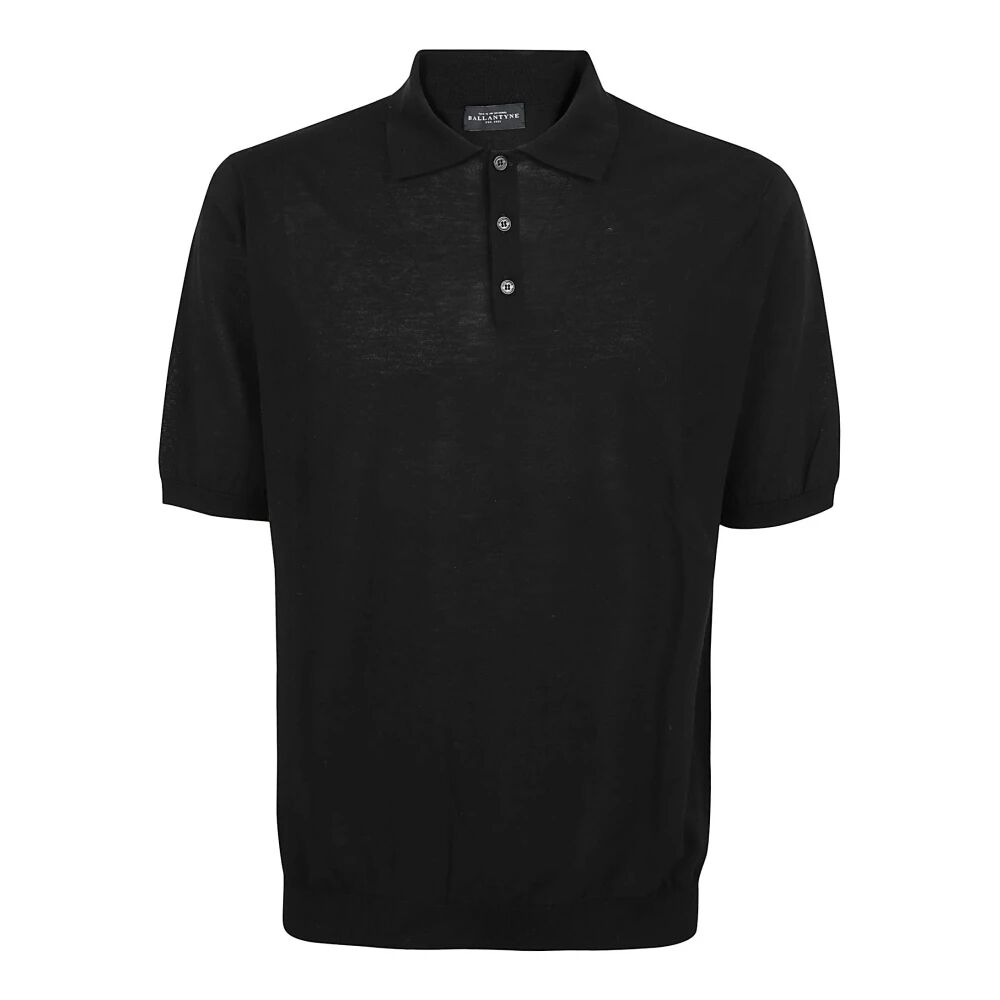 Ballantyne , Men's Clothing T-Shirts & Polos Black Ss24 ,Black male, Sizes: 2XL, 3XL, L
