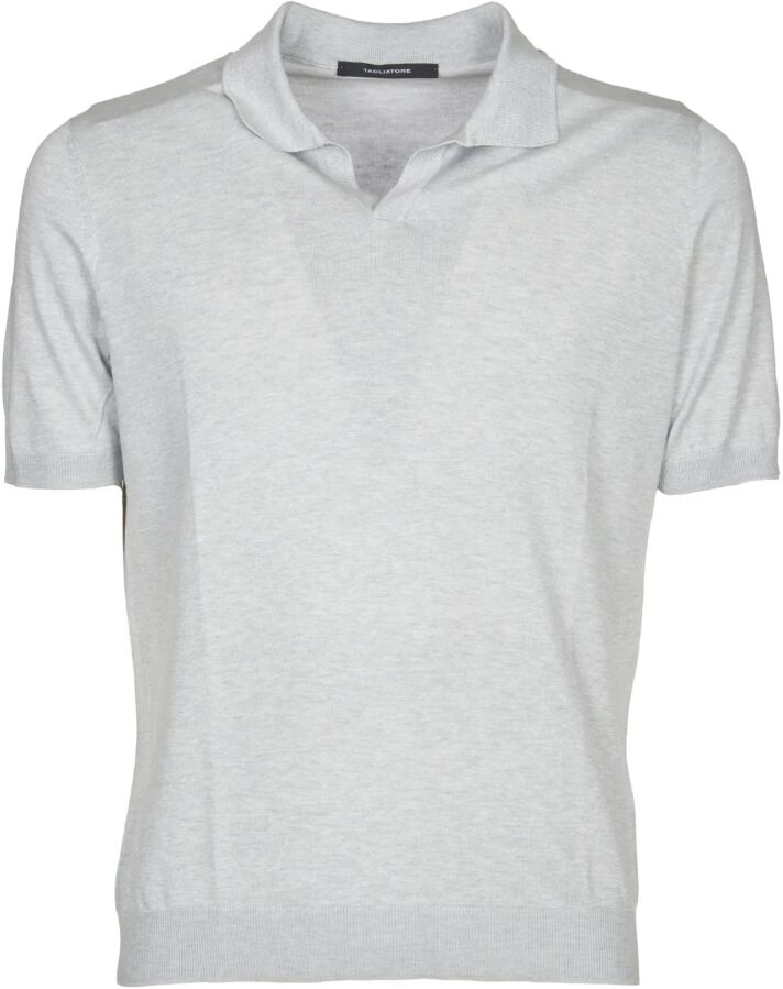 Tagliatore , Men's Clothing T-Shirts & Polos Grey Ss24 ,Gray male, Sizes: L