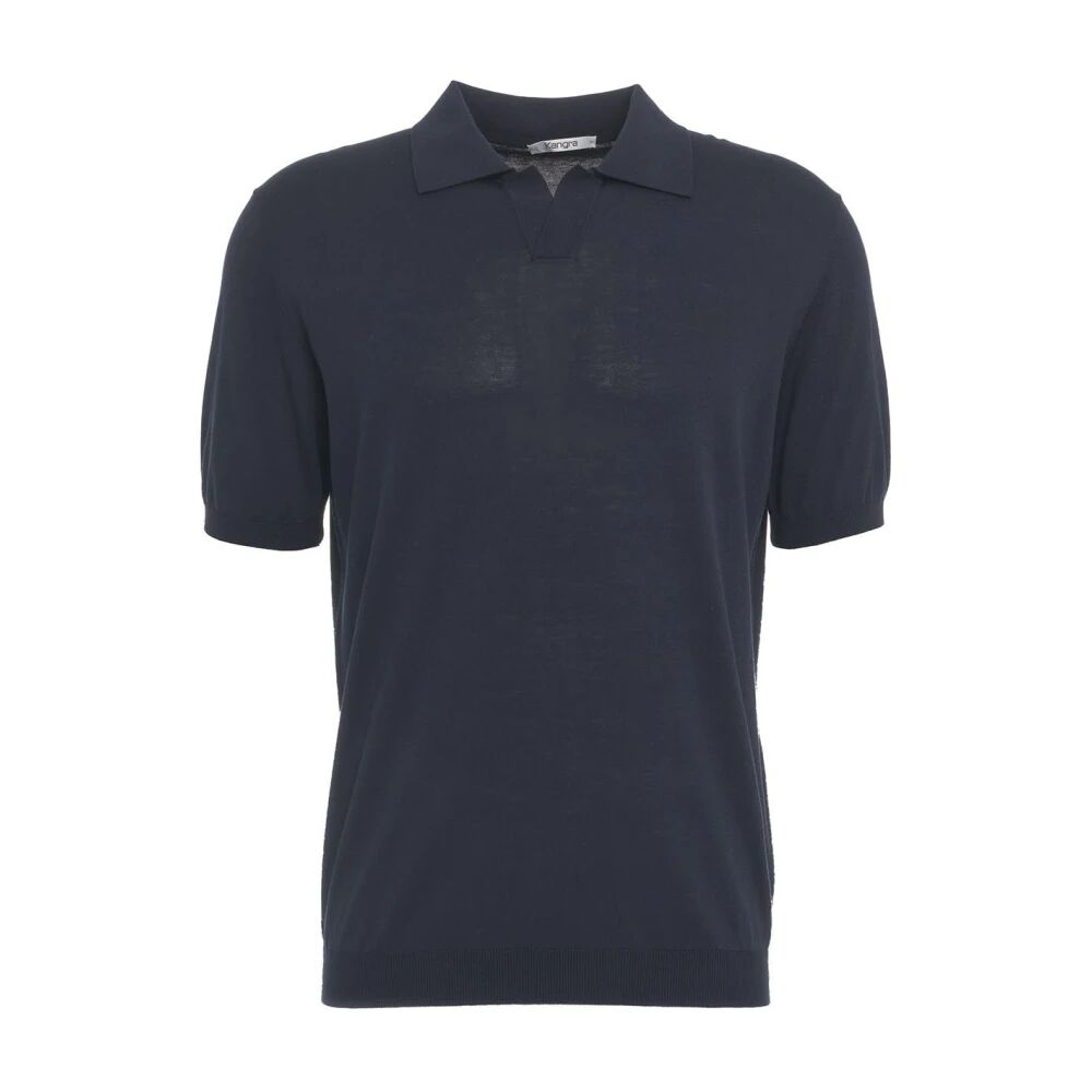 Kangra , Men's Clothing T-Shirts & Polos Blue Ss24 ,Blue male, Sizes: 2XL