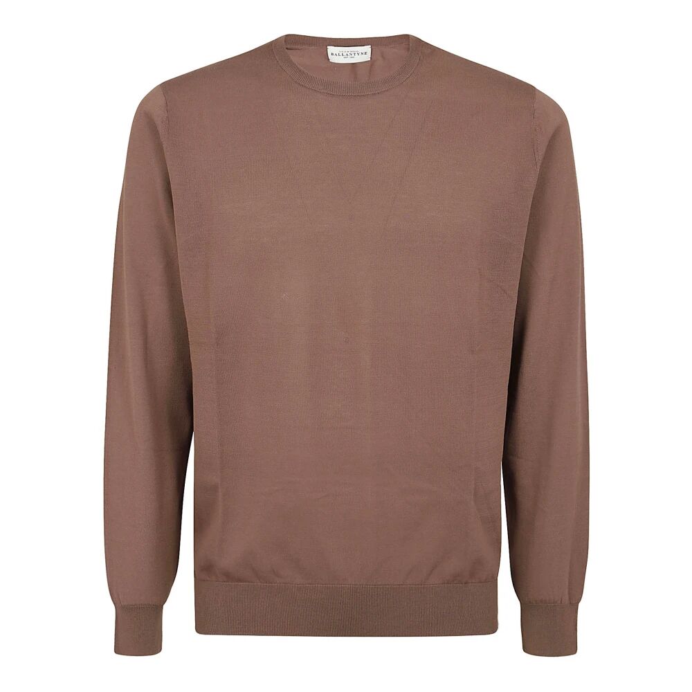 Ballantyne , Men's Clothing Sweaters Brown Ss24 ,Brown male, Sizes: XL, 3XL, 2XL