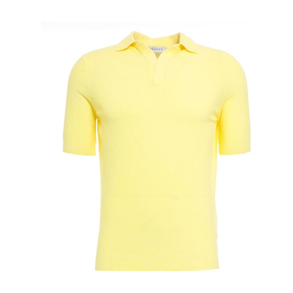 Gender , Men's Clothing T-Shirts & Polos Yellow Ss24 ,Yellow male, Sizes: XL, L