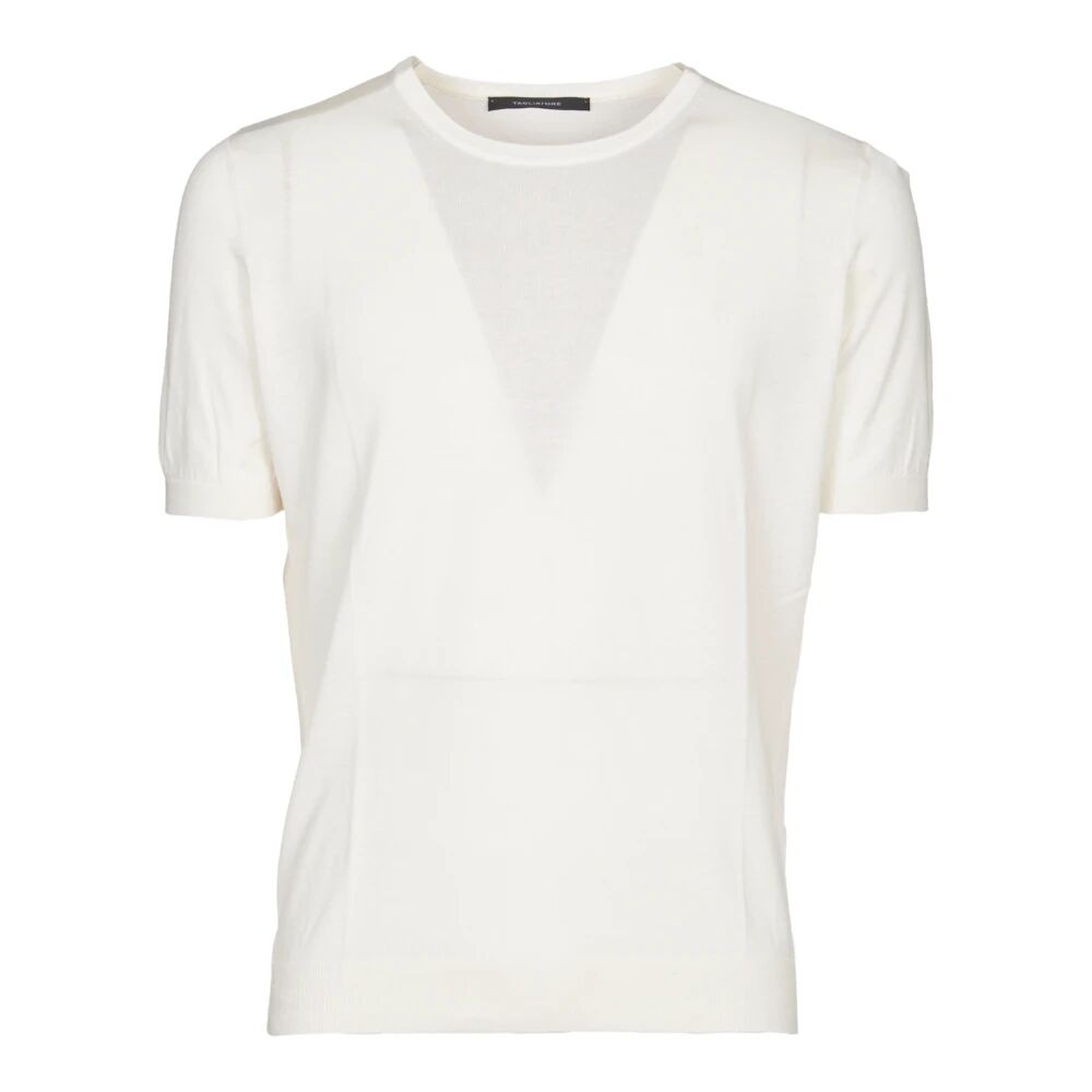 Tagliatore , Men's Clothing T-Shirts & Polos Cream Ss24 ,Beige male, Sizes: L, M